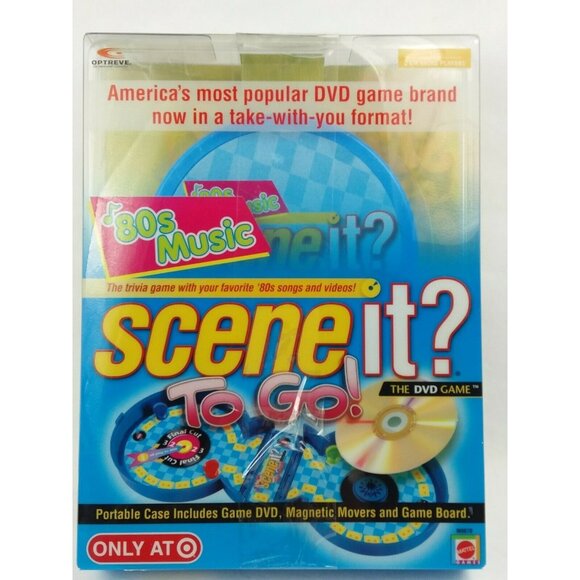 Scene It To Go 80s DVD Game Music Edition Travel Magnetic Movers - Picture 4 of 8